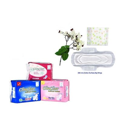 ADL Chip 155mm Cotton منديل صحي Backsheet مقاوم للماء للتنفس